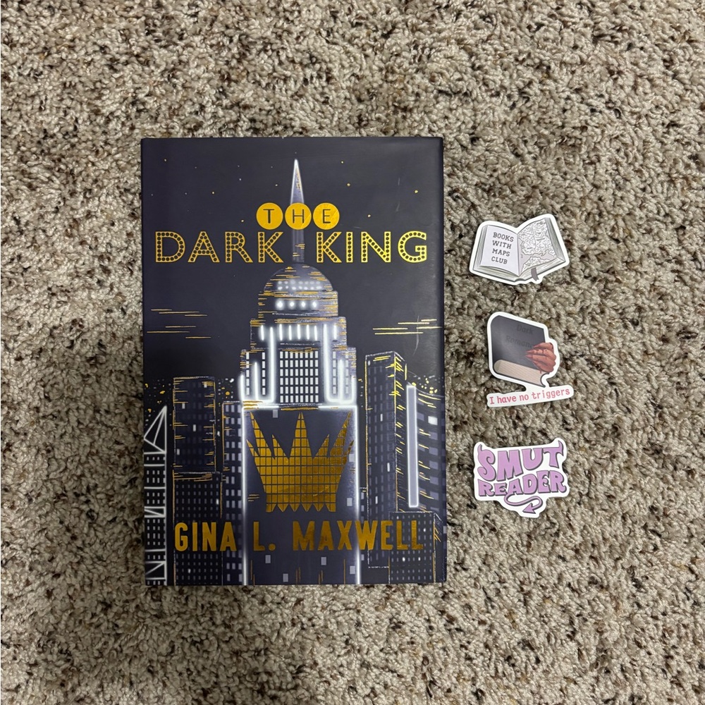 Signed Bookish Box The Dark King Book by Gina L. Maxwell